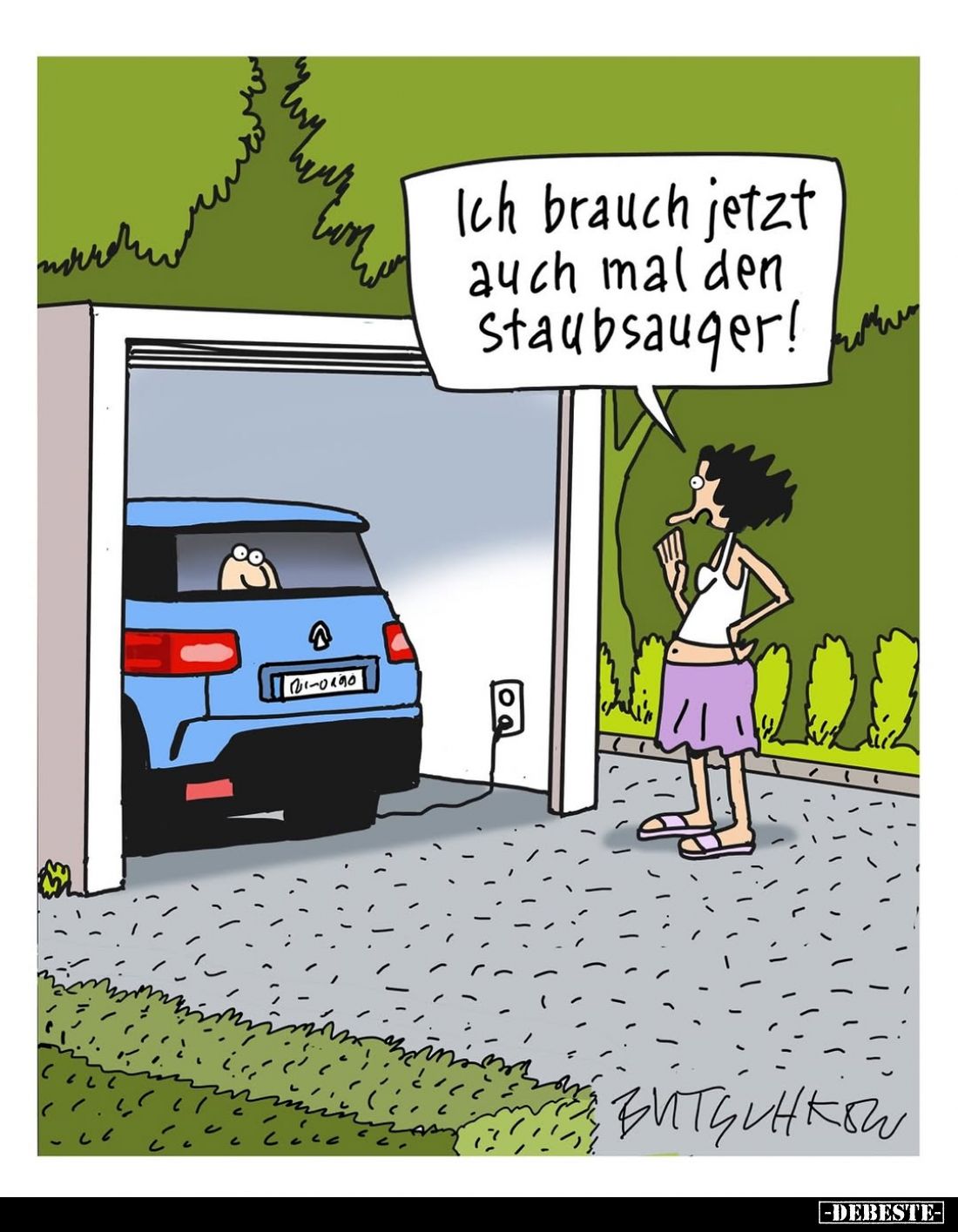 Ich brauch jetzt
auch mal den
Staubsauger!