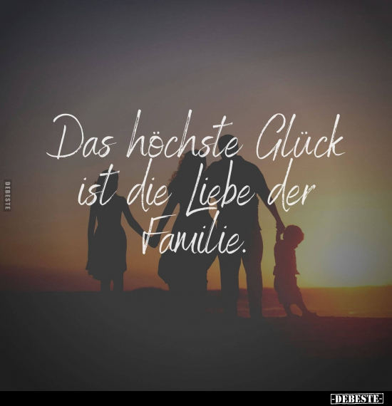 Glück, Liebe, Familie