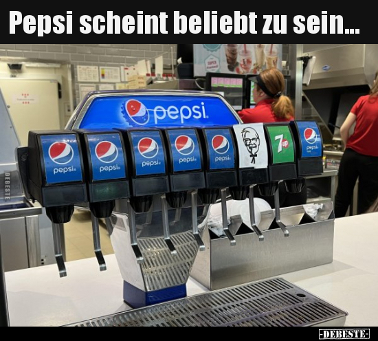 Pepsi scheint beliebt zu sein... - Lustige Bilder | DEBESTE.de