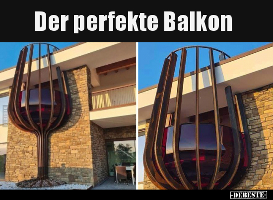 Der perfekte Balkon.. - Lustige Bilder | DEBESTE.de