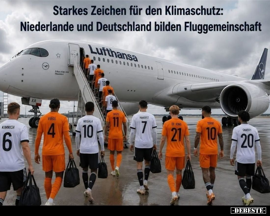 Starkes Zeichen für den Klimaschutz: Niederlande und Deutschland bilden Fluggemeinschaft.