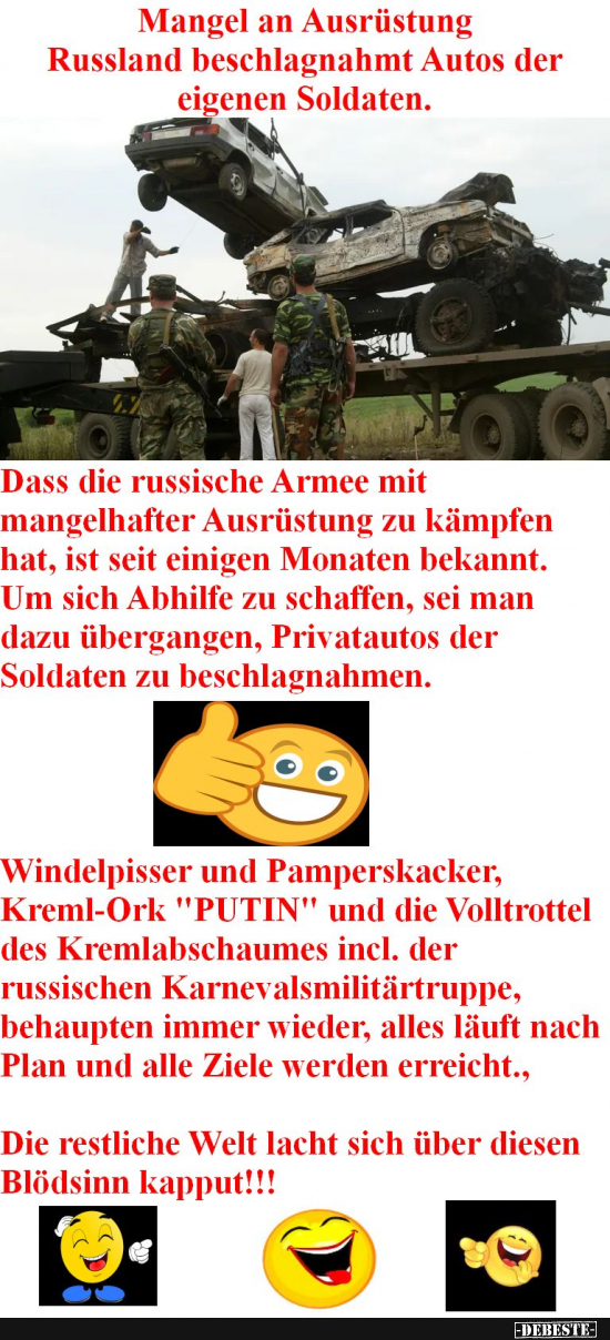 Putin und sein Gesindel sorgen für eine neue Lachnummer - Lustige Bilder | DEBESTE.de