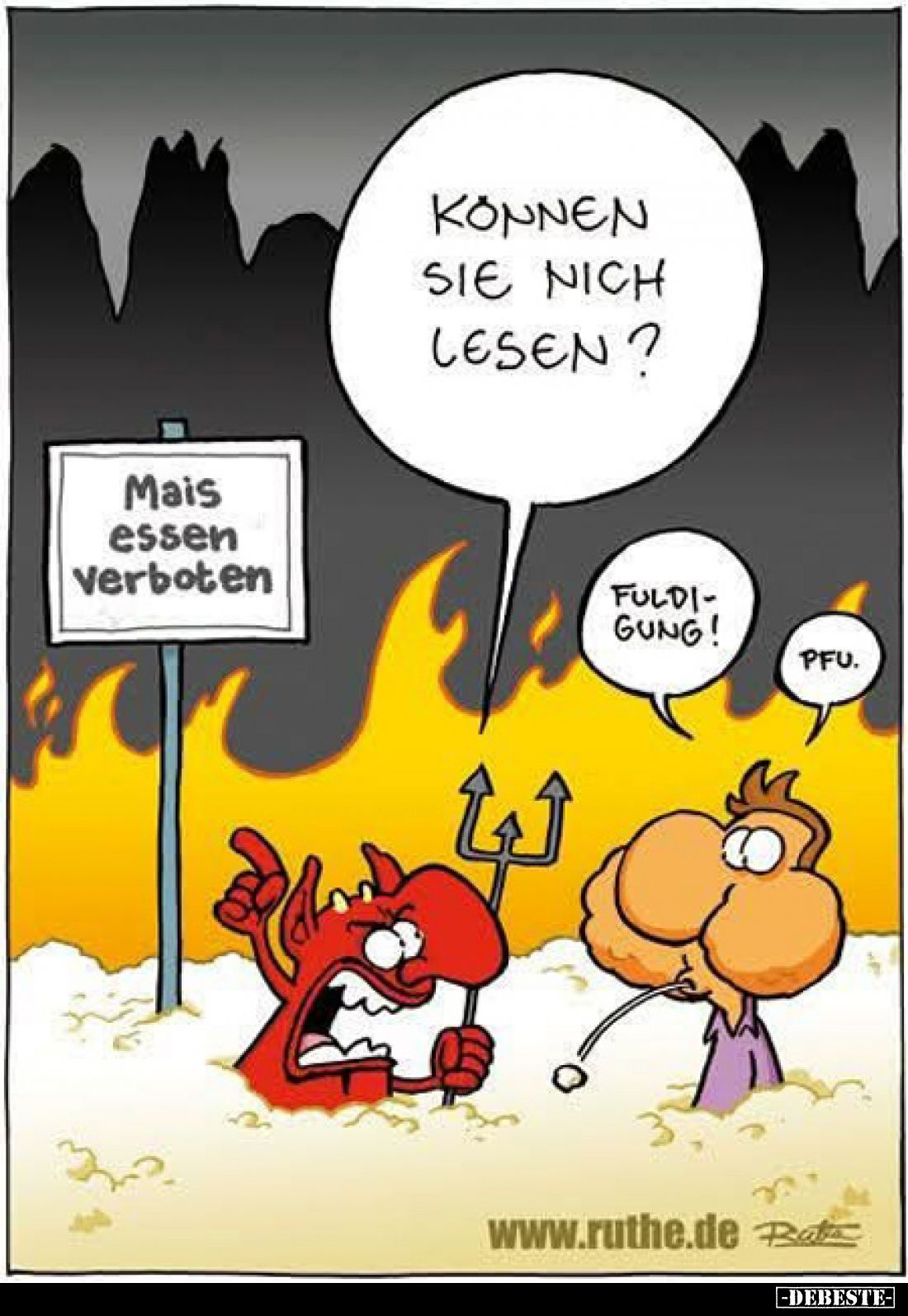 Mais essen verboten.. - Lustige Bilder | DEBESTE.de