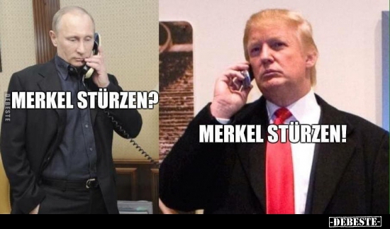 Merkel stürzen?... Merkel stürzen!.. - Lustige Bilder | DEBESTE.de