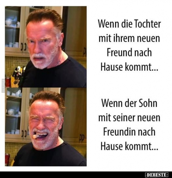 Wenn die Tochter mit ihrem neuen Freund nach Hause..