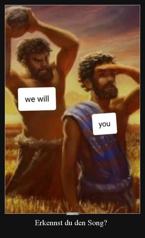 Erkennst du den Song?..