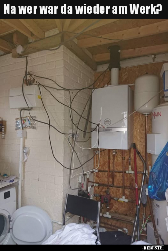 Na wer war da wieder am Werk?