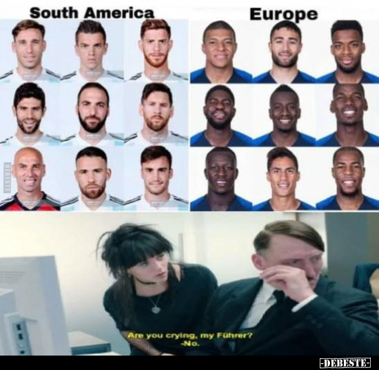 South America - Europe