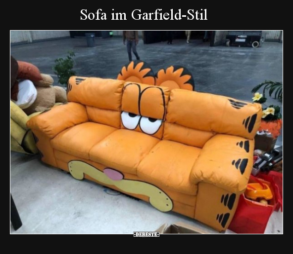 Sofa im Garfield-Stil.. - Lustige Bilder | DEBESTE.de