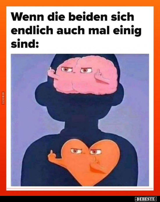 Wenn die beiden sich endlich auch mal einig sind: