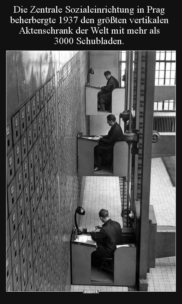 Die Zentrale Sozialeinrichtung in Prag beherbergte 1937 den.. - Lustige Bilder | DEBESTE.de