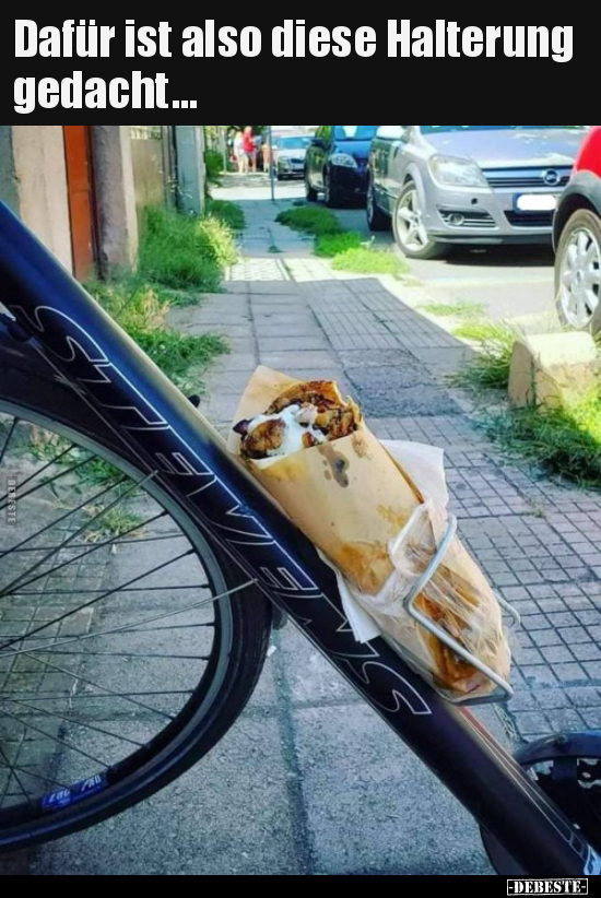 Dafür ist also diese Halterung gedacht...