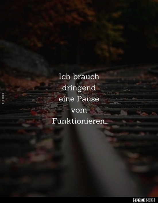 Ich brauch dringend eine Pause vom Funktionieren.. - Lustige Bilder | DEBESTE.de