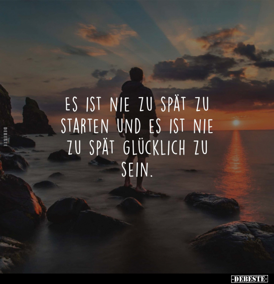 Es ist nie zu spät zu starten.. - Lustige Bilder | DEBESTE.de