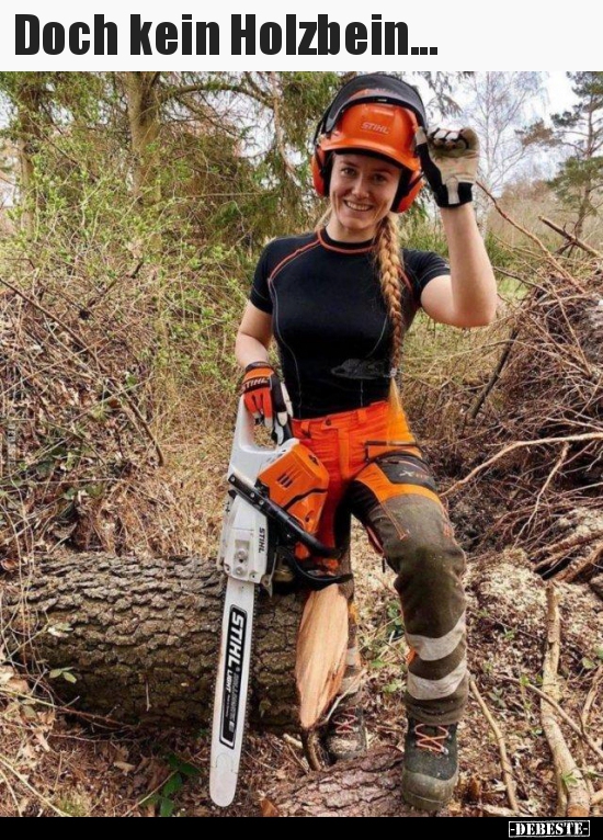Doch kein Holzbein...