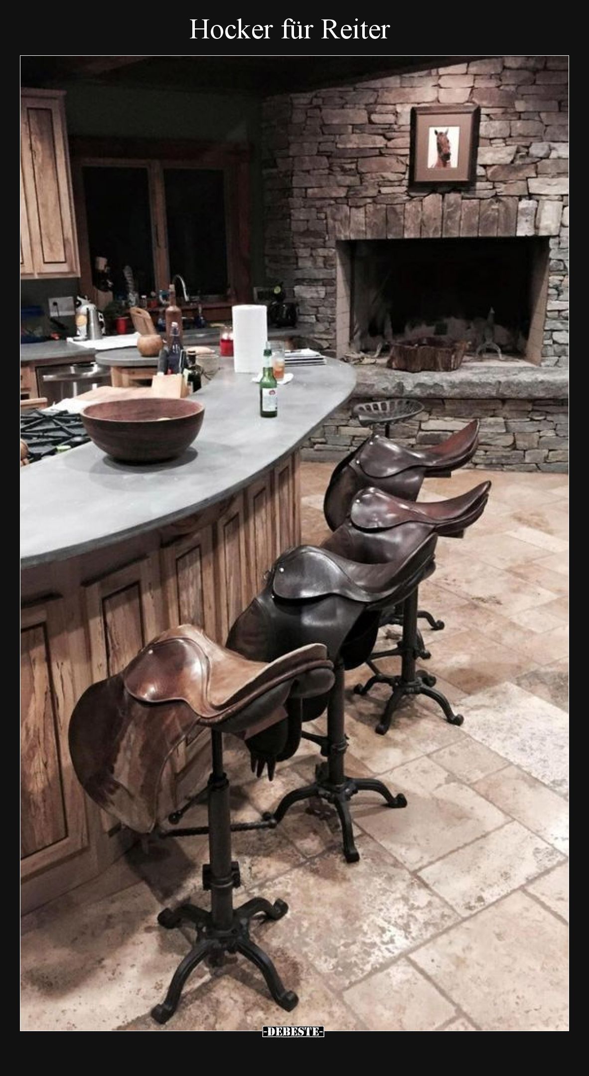 Hocker für Reiter