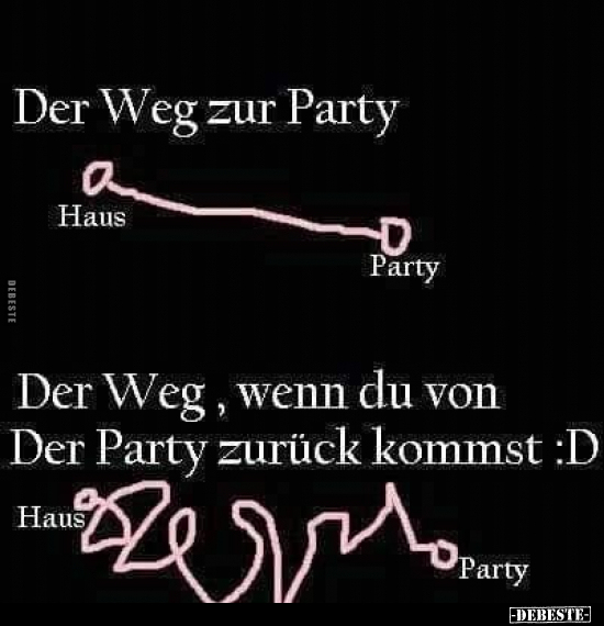 Der Weg zur Party.. - Lustige Bilder | DEBESTE.de