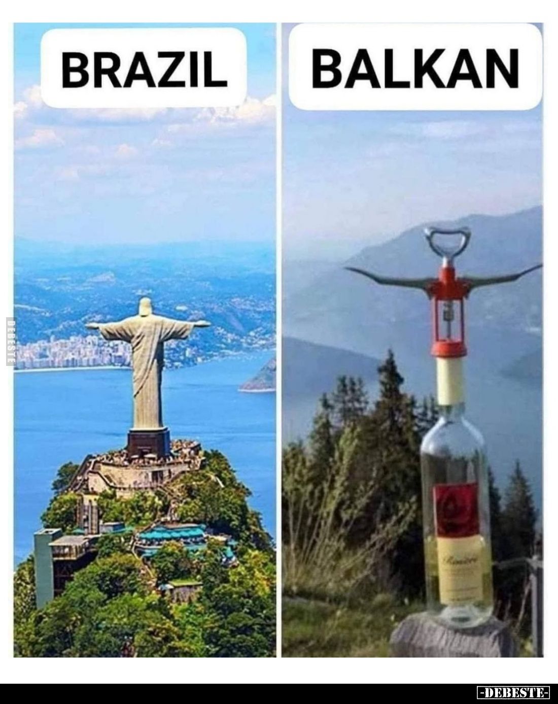 Brazil vs Balkan.