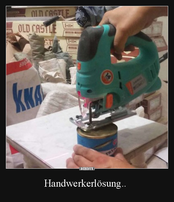 Handwerkerlösung..