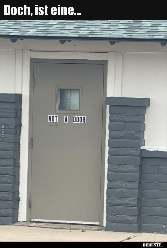 Doch, ist eine...