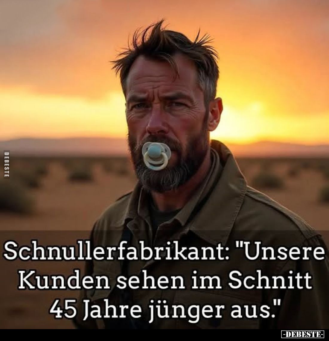 Schnullerfabrikant: "Unsere Kunden sehen im Schnitt 45 Jahre jünger aus."