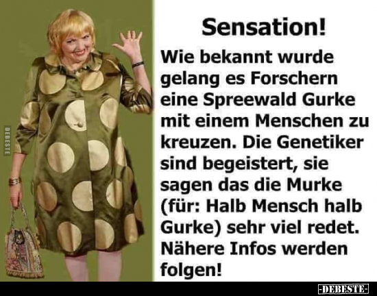 Sensation! Wie bekannt wurde gelang es Forschern eine.. - Lustige Bilder | DEBESTE.de