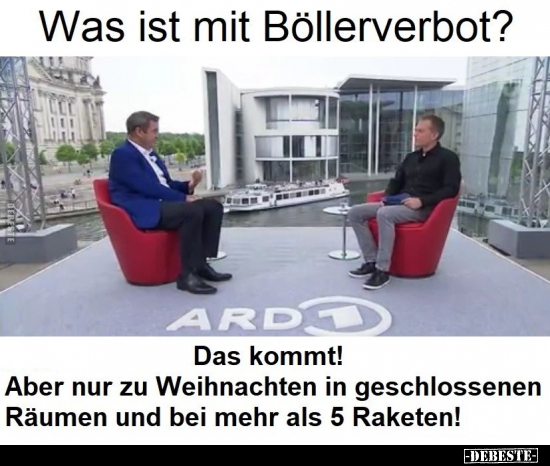 Was ist mit Böllerverbot?..