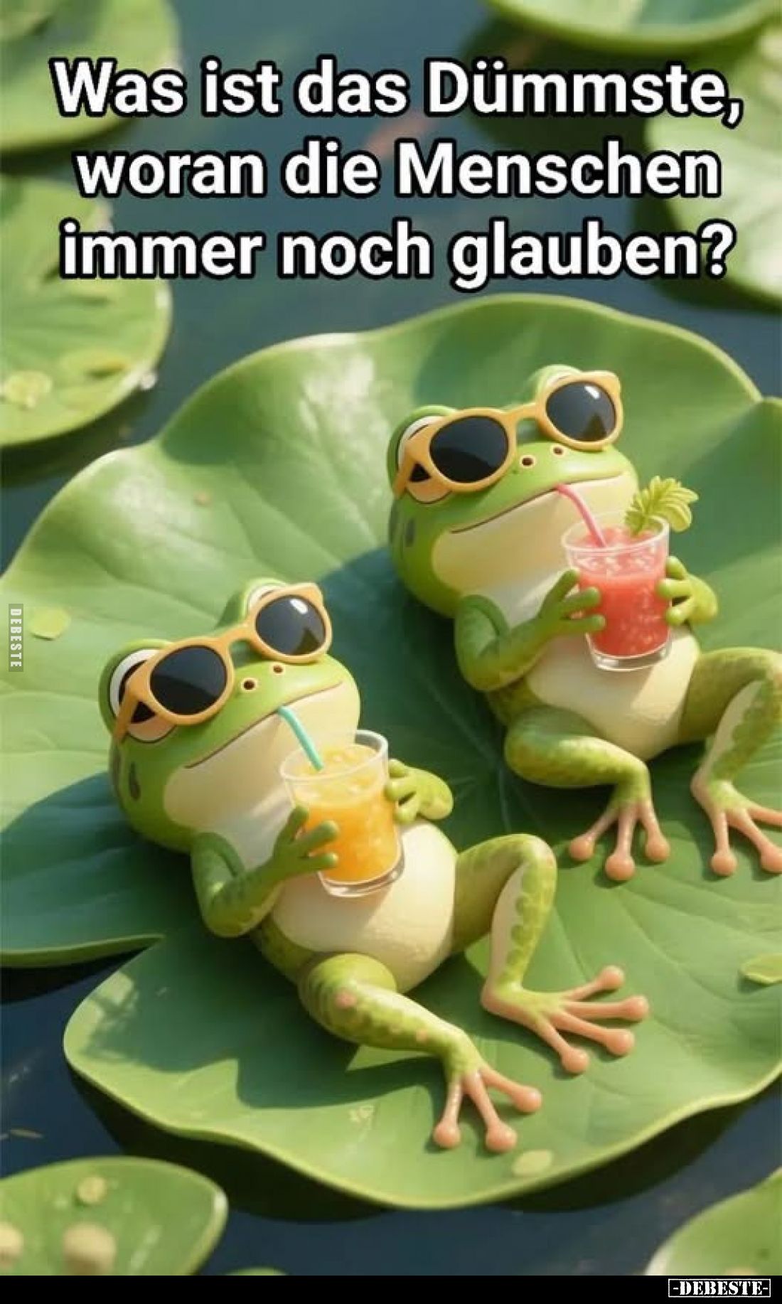 Was ist das Dümmste, woran die Menschen immer noch glauben?