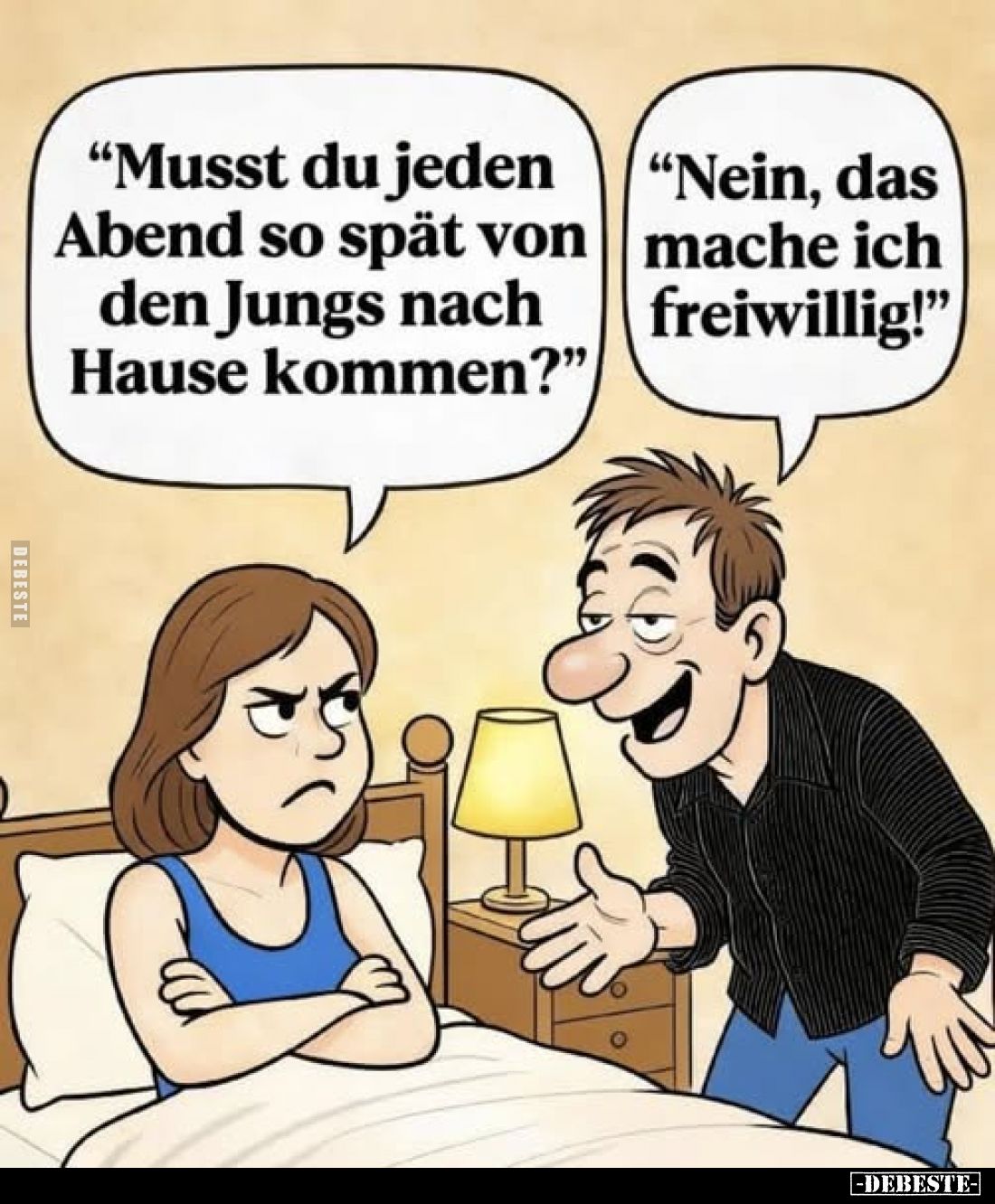 "Musst du jeden Abend so spät von den Jungs nach Hause.." - Lustige Bilder | DEBESTE.de