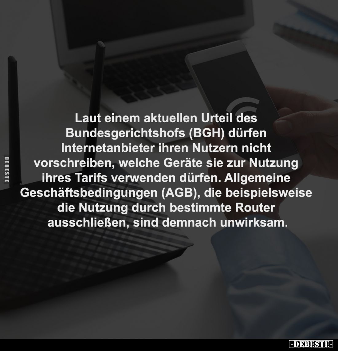 Laut einem aktuellen Urteil des 
Bundesgerichtshofs (BGH) dürfen 
Internetanbieter ihren Nutzern nicht 
vorschreiben, welc...