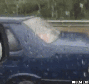 Die Scheibenwischer funktionieren einwandfrei..