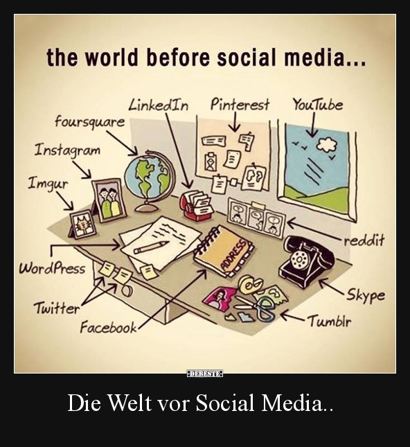 Die Welt vor Social Media.. - Lustige Bilder | DEBESTE.de