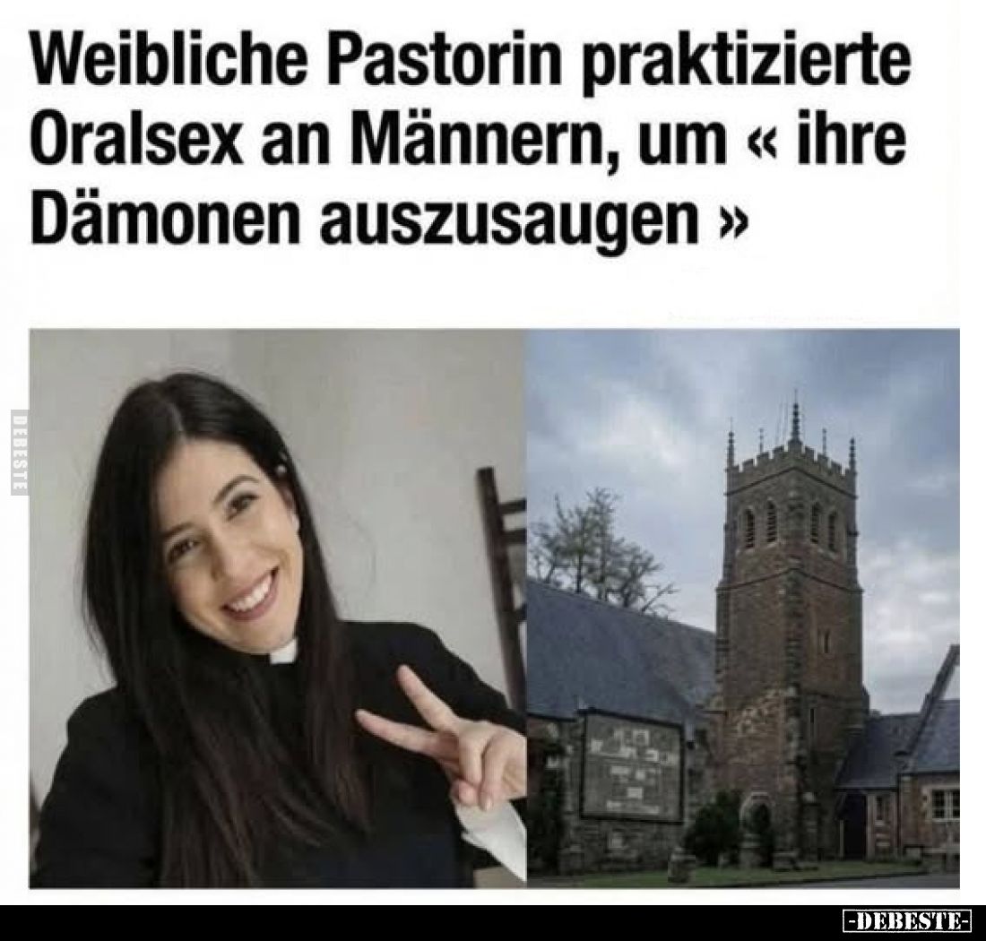 Weibliche Pastorin praktizierte Oralsex an Männern, um « ihre Dämonen auszusaugen »