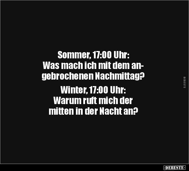 Sommer, 17:00 Uhr: Was mach ich mit dem angebrochenen.. - Lustige Bilder | DEBESTE.de