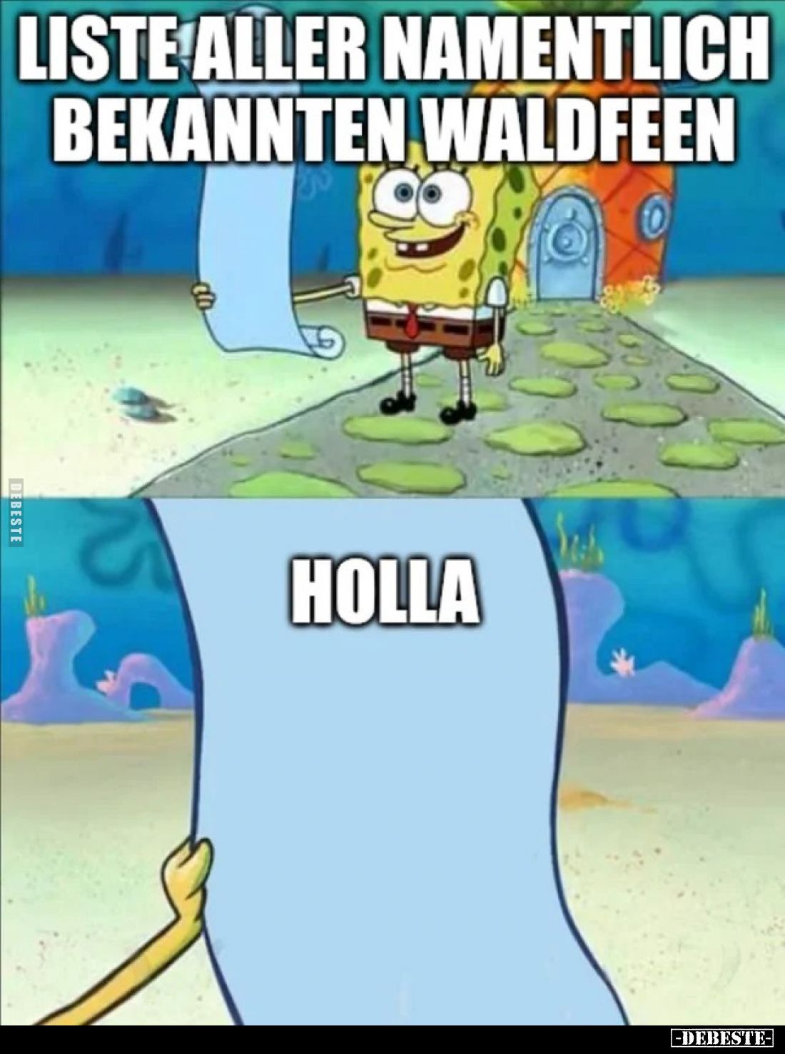 Liste aller namentlich bekannten Waldfeen
 - 
Holla