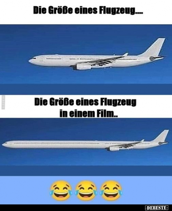 Die Größe eines Flugzeug.. - Lustige Bilder | DEBESTE.de