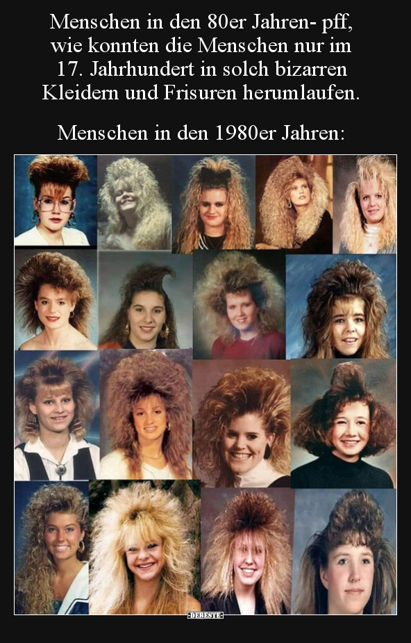 Menschen in den 80er Jahren- pff, wie konnten die Menschen.. - Lustige Bilder | DEBESTE.de