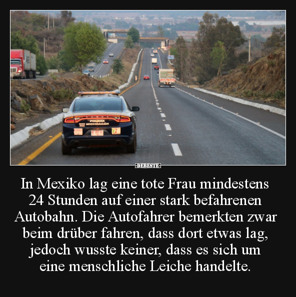 Lustige Bilder zum Thema: Mexiko, Frau, Autobahn, Autofahrer, Fahren