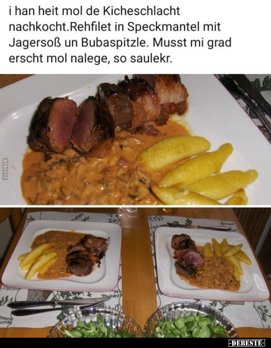 I han heit mol de Kicheschlacht nachkocht.. - Lustige Bilder | DEBESTE.de