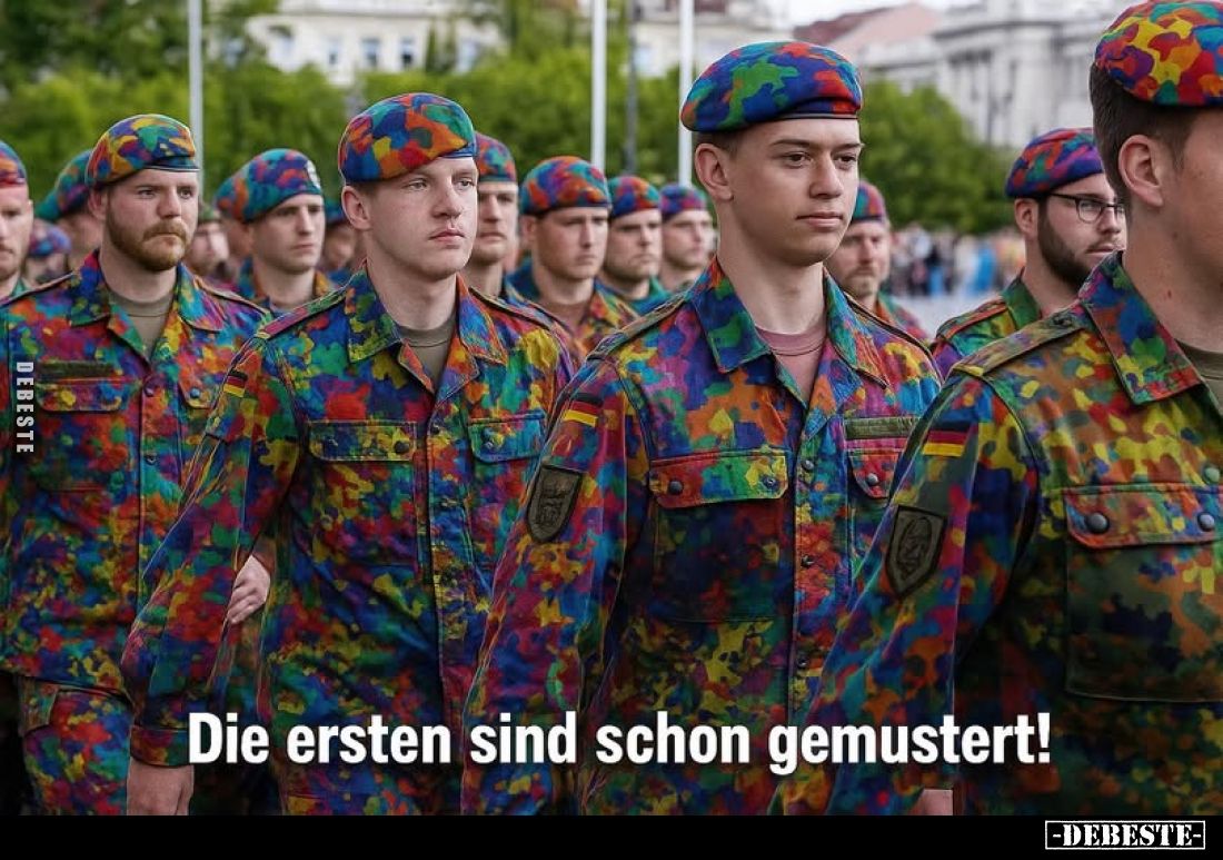 Die ersten sind schon gemustert!