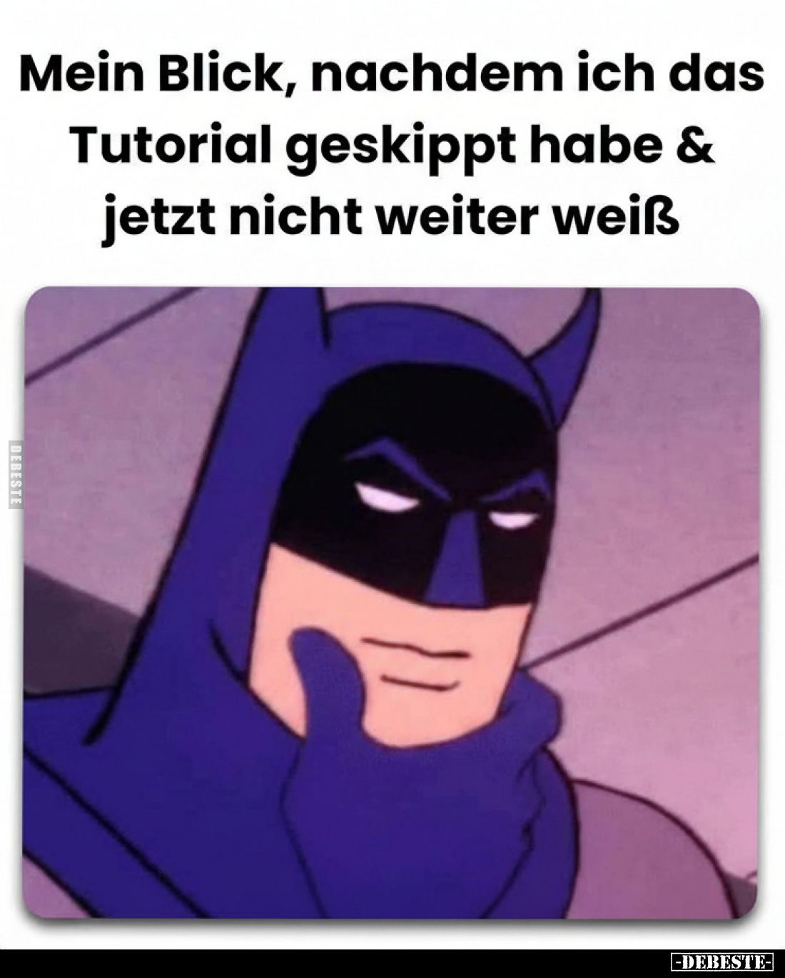 Mein Blick, nachdem ich das Tutorial geskippt habe & jetzt nicht weiter weiß