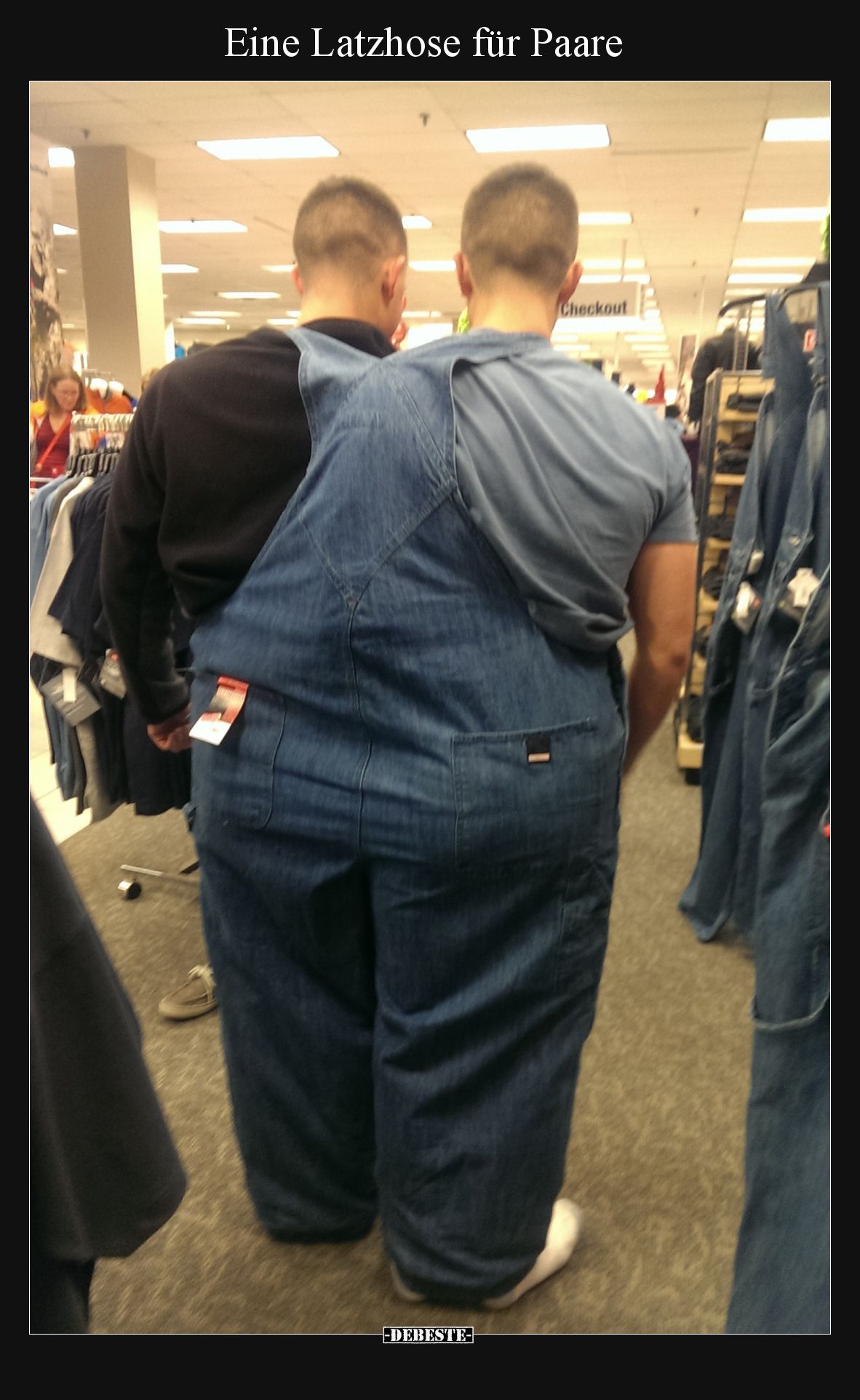 Eine Latzhose für Paare