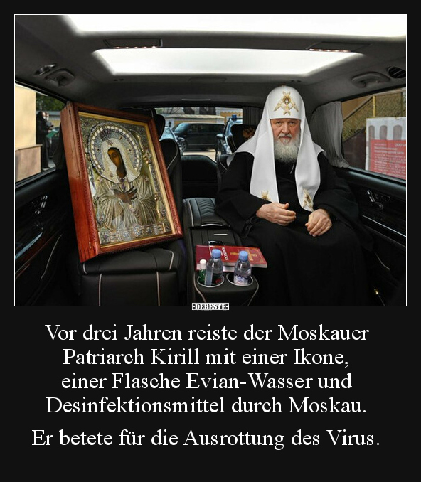 Vor drei Jahren reiste der Moskauer Patriarch Kirill mit.. - Lustige Bilder | DEBESTE.de
