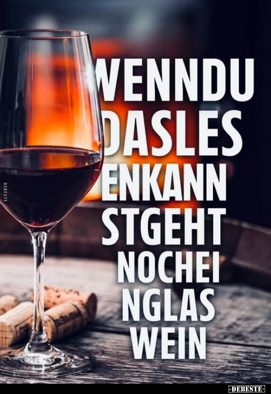 Wein, Glas Wein