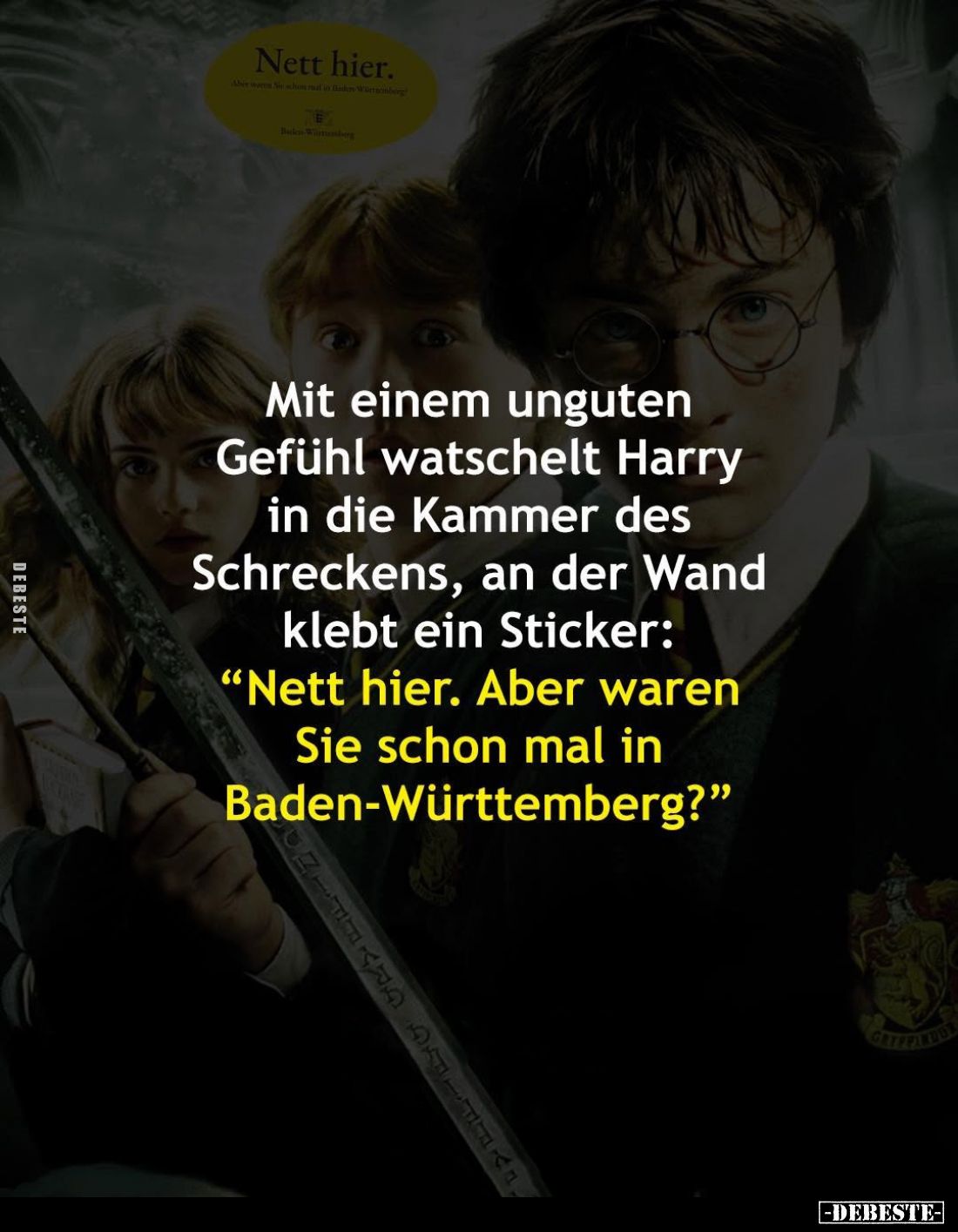 Mit einem unguten Gefühl watschelt Harry... - Lustige Bilder | DEBESTE.de