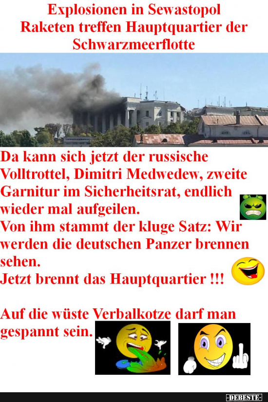 Putin und die "brandneuen" Erfolge der Spezialoperation - Lustige Bilder | DEBESTE.de