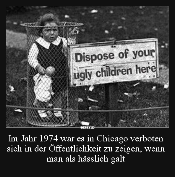 Im Jahr 1974 war es in Chicago verboten sich in der.. - Lustige Bilder | DEBESTE.de