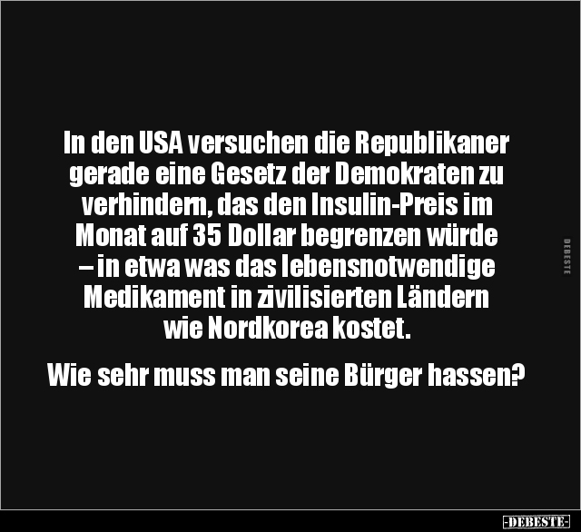 In den USA versuchen die Republikaner gerade eine Gesetz.. - Lustige Bilder | DEBESTE.de