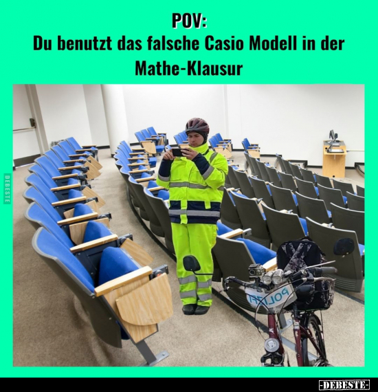POV: Du benutzt das falsche Casio Modell.. - Lustige Bilder | DEBESTE.de