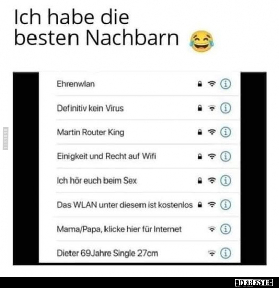 Ich habe die besten Nachbarn ☺.. - Lustige Bilder | DEBESTE.de